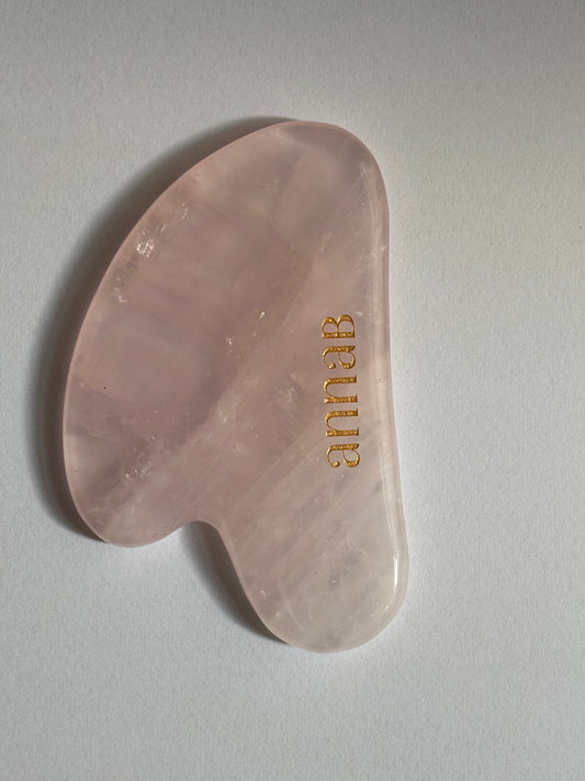 GUA SHA STONE – PINK QUARTZ